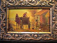 tanyareszlet 9x13 olaj fatabla (horsewagon oil on wood).jpg