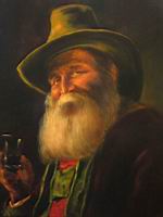 vadaszportre 30x40 olaj fatabla (hunter's portrait oil on wo.jpg